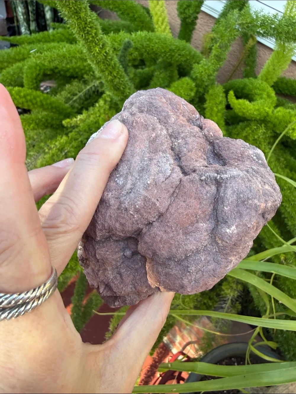 Pink Amethyst and Smoky Quartz Geode with Pink Matrix - Picture 7 of 12
